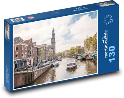 Amsterdam - Holandsko - Puzzle 130 pieces, size 28.7x20 cm 