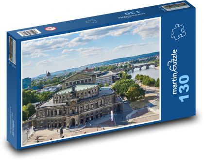 Opera - Drezno - Puzzle 130 elementów, rozmiar 28,7x20 cm