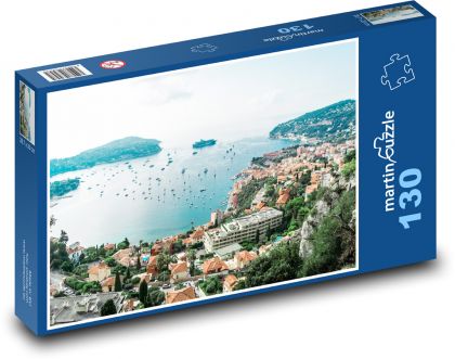 Francja - Puzzle 130 elementów, rozmiar 28,7x20 cm