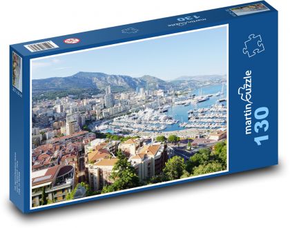 Zatoka Perska - Monako - Puzzle 130 elementów, rozmiar 28,7x20 cm
