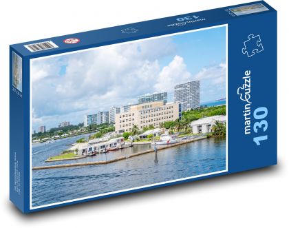 Prímorská krajina - Florida - Puzzle 130 dielikov, rozmer 28,7x20 cm 