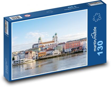 Pasov - Německo - Puzzle 130 dílků, rozměr 28,7x20 cm