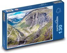 Norsko - příroda Puzzle 130 dílků - 28,7 x 20 cm