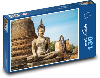 Buddha - Thajsko - Puzzle 130 dielikov, rozmer 28,7x20 cm 
