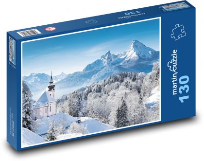 Nature in winter - Puzzle 130 pieces, size 28.7x20 cm 