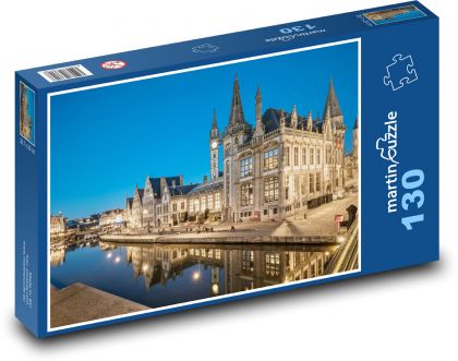 Belgien - Wasserkanal - Puzzle - 130 Teile
