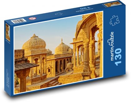 Indie - Świątynia, Jaisalmer - Puzzle 130 elementów, rozmiar 28,7x20 cm