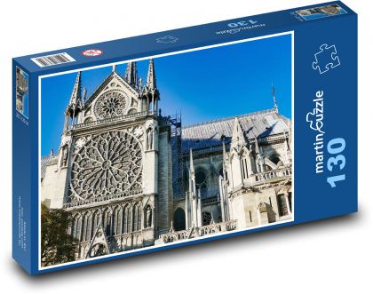 Notre Dame - Francúzsko, Paríž - Puzzle 130 dielikov, rozmer 28,7x20 cm 