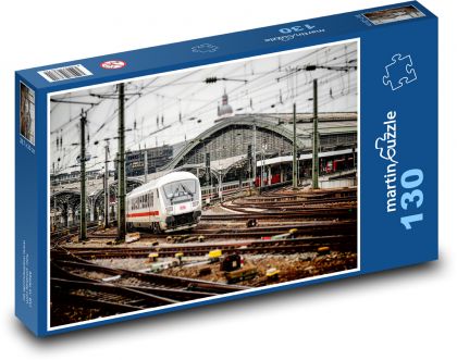 Zug zum Bahnhof - Puzzle - 130 Teile