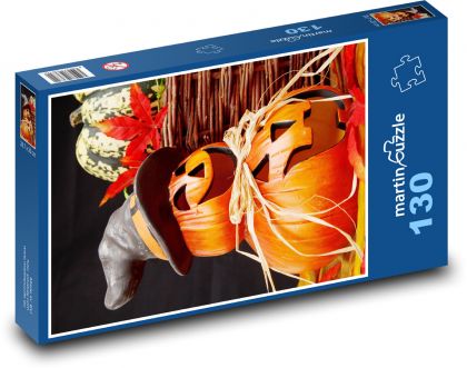 Halloween - pumpkin - Puzzle 130 pieces, size 28.7x20 cm 