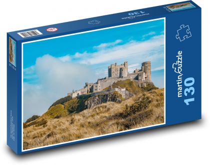 Hrad Bamburgh - Puzzle 130 dielikov, rozmer 28,7x20 cm 