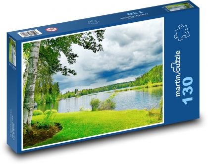 Nature by the water - Puzzle 130 pieces, size 28.7x20 cm 