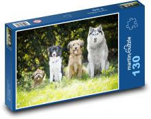 Hounds Puzzle 130 pieces - 28.7 x 20 cm 