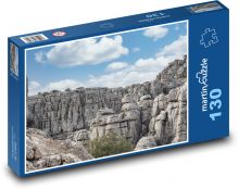 Hory - Malaga, Španělsko Puzzle 130 dílků - 28,7 x 20 cm
