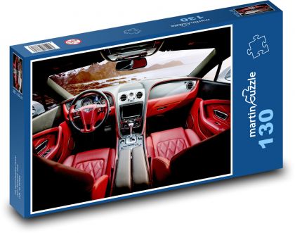 Bentley - auto - Puzzle 130 dielikov, rozmer 28,7x20 cm 
