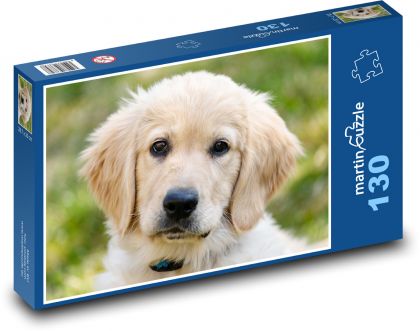 Labrador - szczeniak - Puzzle 130 elementów, rozmiar 28,7x20 cm