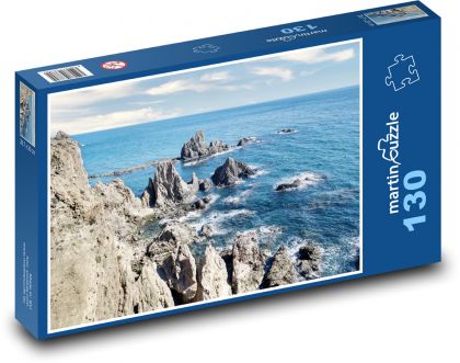 Pobrežie - útes - Puzzle 130 dielikov, rozmer 28,7x20 cm 