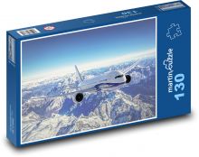 Berge - Flugzeug Puzzle 130 Teile - 28,7x20 cm