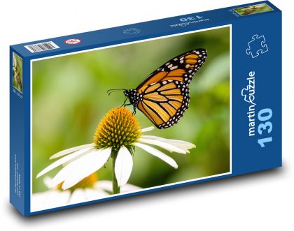 Schmetterling auf einer Blume - Puzzle - 130 Teile