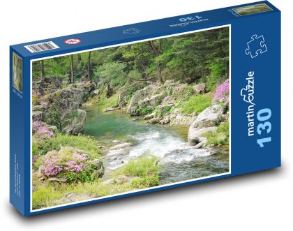 Potok. - Puzzle 130 dielikov, rozmer 28,7x20 cm 