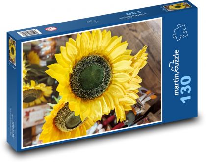 Sunflower - Puzzle 130 pieces, size 28.7x20 cm 