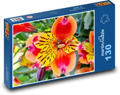 Kvet ľalie - Puzzle 130 dielikov, rozmer 28,7x20 cm 