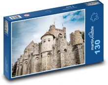 Gravensteen - Schloss, Belgien Puzzle 130 Teile - 28,7x20 cm