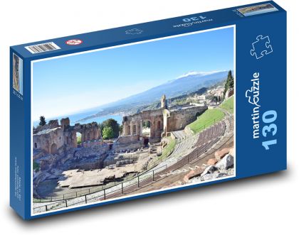 Sicílie - krajina - puzzle 130 dílků