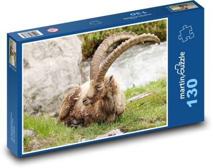 Kozorožec - Puzzle 130 dielikov, rozmer 28,7x20 cm 
