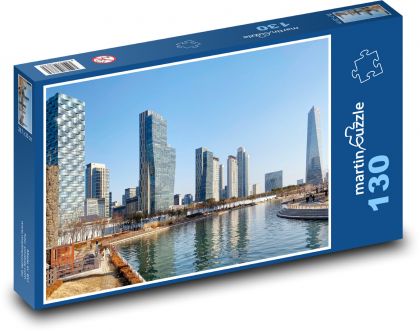 South Korea - river - Puzzle 130 pieces, size 28.7x20 cm 