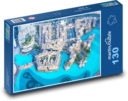 Dubai Tourist Attractions - Puzzle 130 pieces, size 28.7x20 cm 