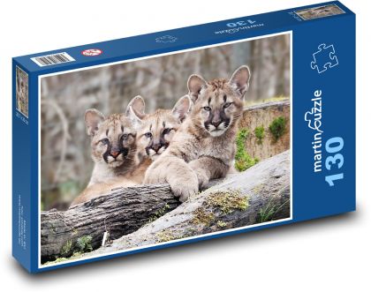 Puma - Puzzle 130 dílků, rozměr 28,7x20 cm