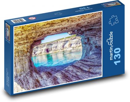 Marine Cave - Cyprus - Puzzle 130 pieces, size 28.7x20 cm 