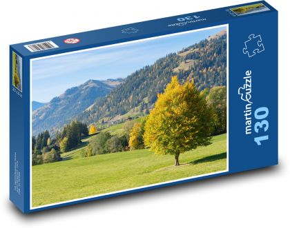 Venkovská příroda - puzzle 130 dílků