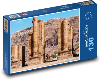 Petra - Jordania - Puzzle 130 elementów, rozmiar 28,7x20 cm