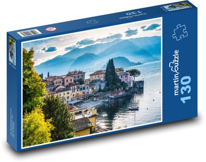 Verenna - Włochy - Puzzle 130 elementów, rozmiar 28,7x20 cm