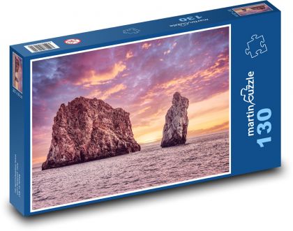Skály v moři - puzzle 130 dílků