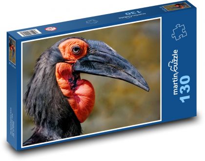 Hornvogel - Vogel - Puzzle - 130 Teile