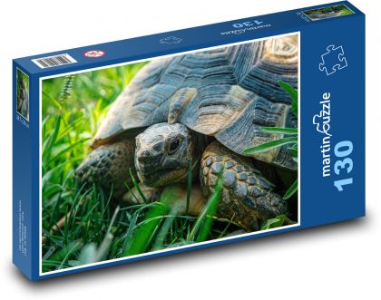 Korytnačka na lúke - Puzzle 130 dielikov, rozmer 28,7x20 cm 