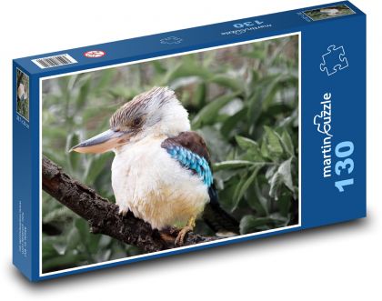Bird - kingfisher - Puzzle 130 pieces, size 28.7x20 cm 