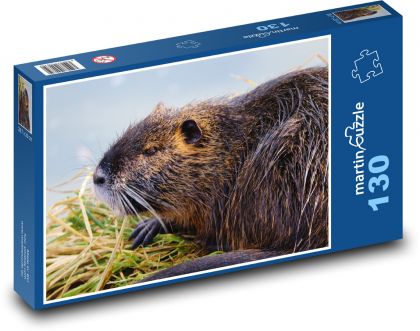 Nutrie - Puzzle 130 dielikov, rozmer 28,7x20 cm 