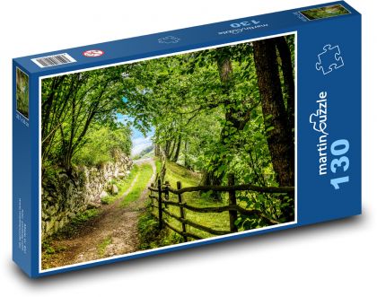 Romantischer Waldweg - Puzzle - 130 Teile