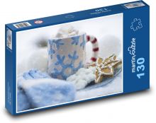 Dekoracje świąteczne Puzzle 130 elementów - 28,7x20 cm