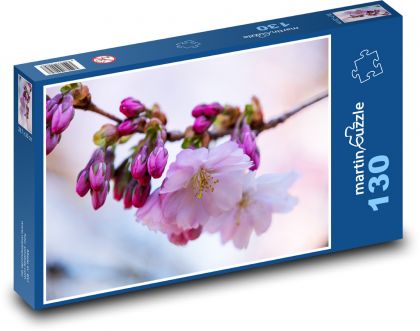 Třešňový květ - Puzzle 130 dílků, rozměr 28,7x20 cm