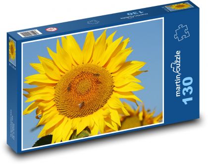 Słonecznik - Puzzle 130 elementów, rozmiar 28,7x20 cm