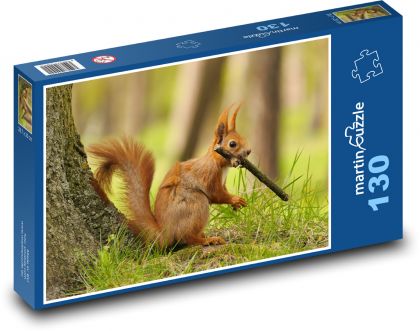 Veverka - puzzle 130 dílků