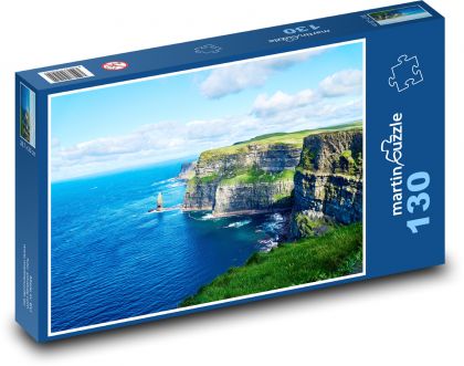 Skalnaté pobřeží Irsko - puzzle 130 dílků