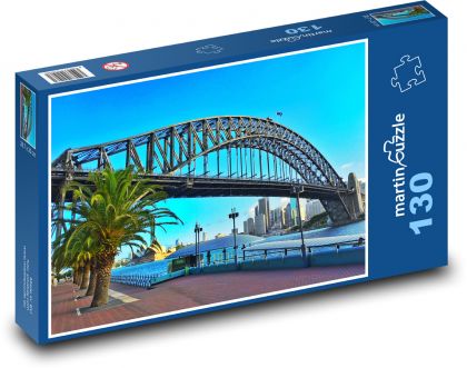 Sydney Harbour Bridge - Austrália - Puzzle 130 dielikov, rozmer 28,7x20 cm 