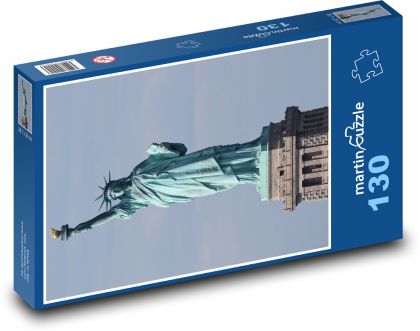 Socha slobody - Manhattan - Puzzle 130 dielikov, rozmer 28,7x20 cm 
