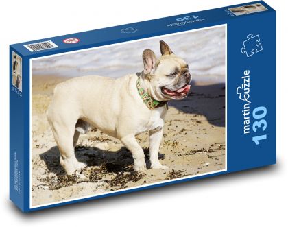 Bulldog - dog - Puzzle 130 pieces, size 28.7x20 cm 